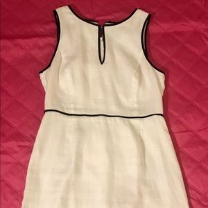 JCrew white linen dress size 10.